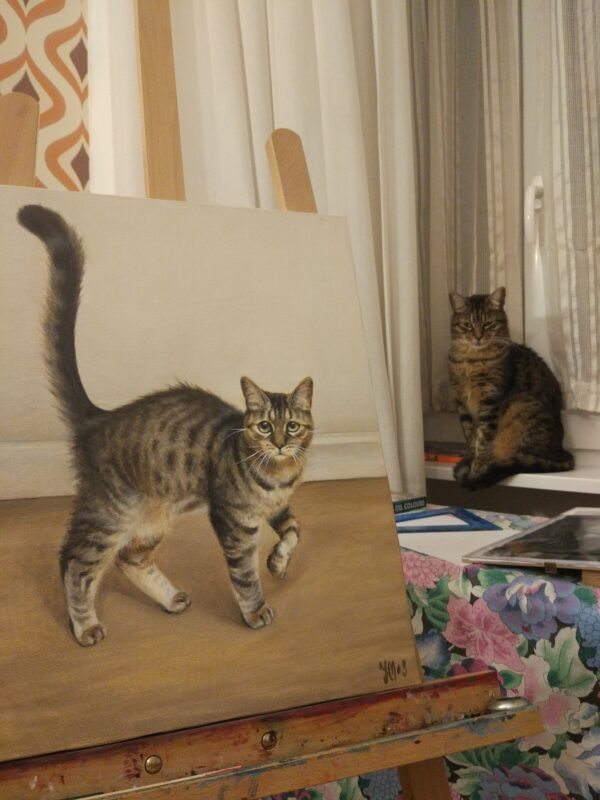 Ritratto su commissione di gatto - Patatino - immagine 2