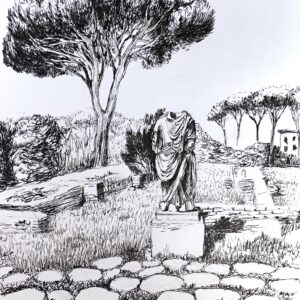 La statua di un senatore Romano