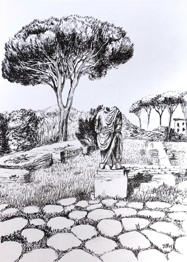 La statua di un senatore Romano