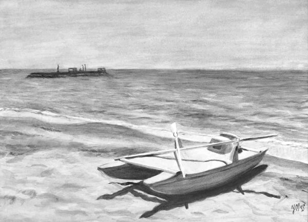 Primavera sulla spiaggia di Ostia
