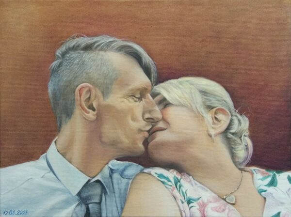 Ritratto di una coppia Il Bacio