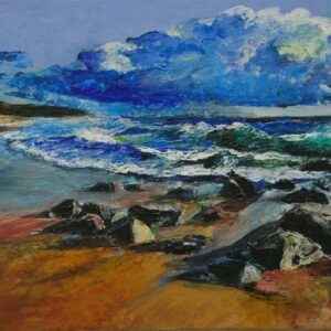 Quadro personalizzato di un mare in tempesta