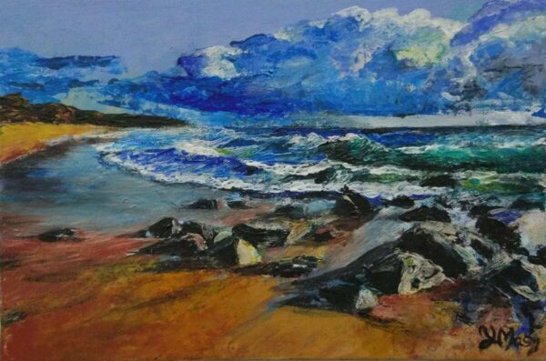 Quadro personalizzato di un mare in tempesta