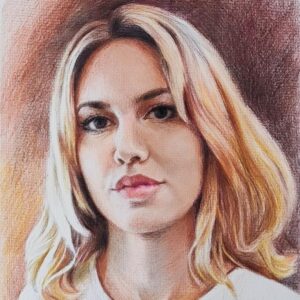 Disegno con matita colorata