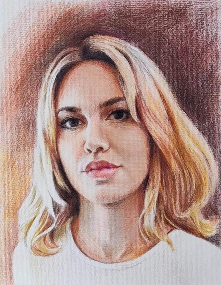 Disegno con matita colorata